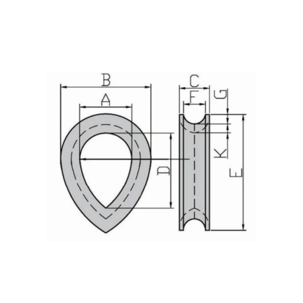 Dé à coudre ordinaire TP-LIFTING BS464-1958